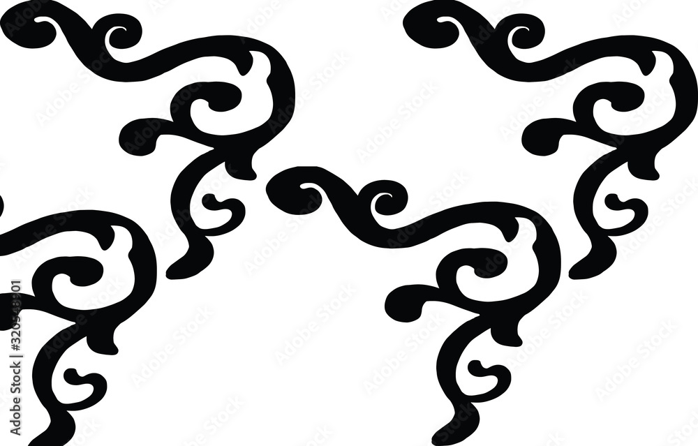 white and grey floral pattern. The Design for wallpaper, covers, bags and packaging white and grey floral pattern. The Design for wallpaper, covers, bags and packaging