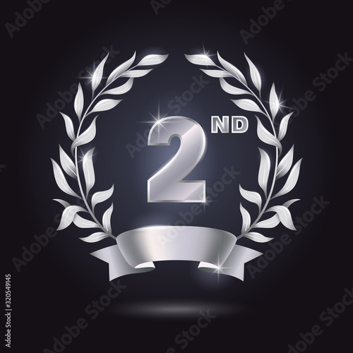 Second Place Emblem Realistic Concept