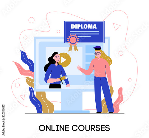 Online Education Diploma Composition 