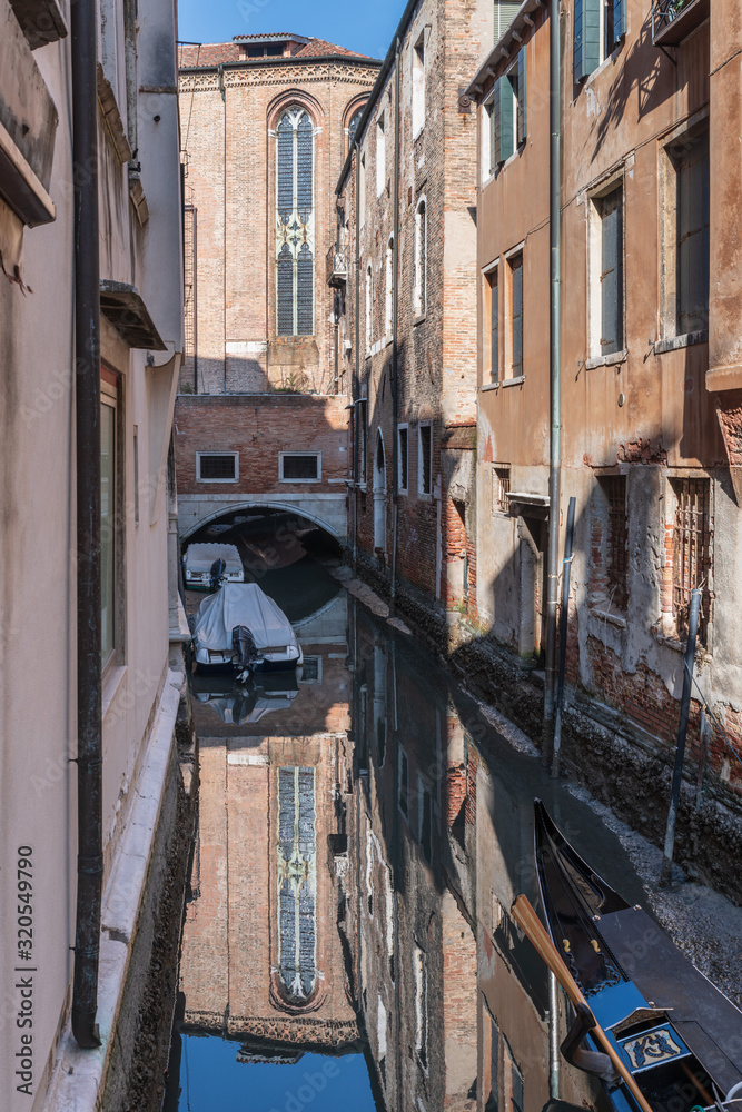 Art and reflections. Venice. Italy