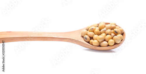 Soybeans  isolated on white background