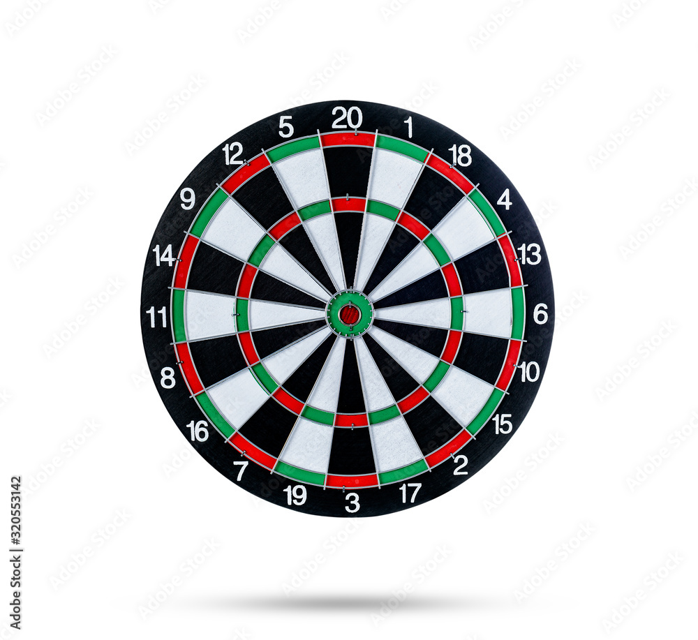 Dart board Isolated on White background Dart board Isolated on White background