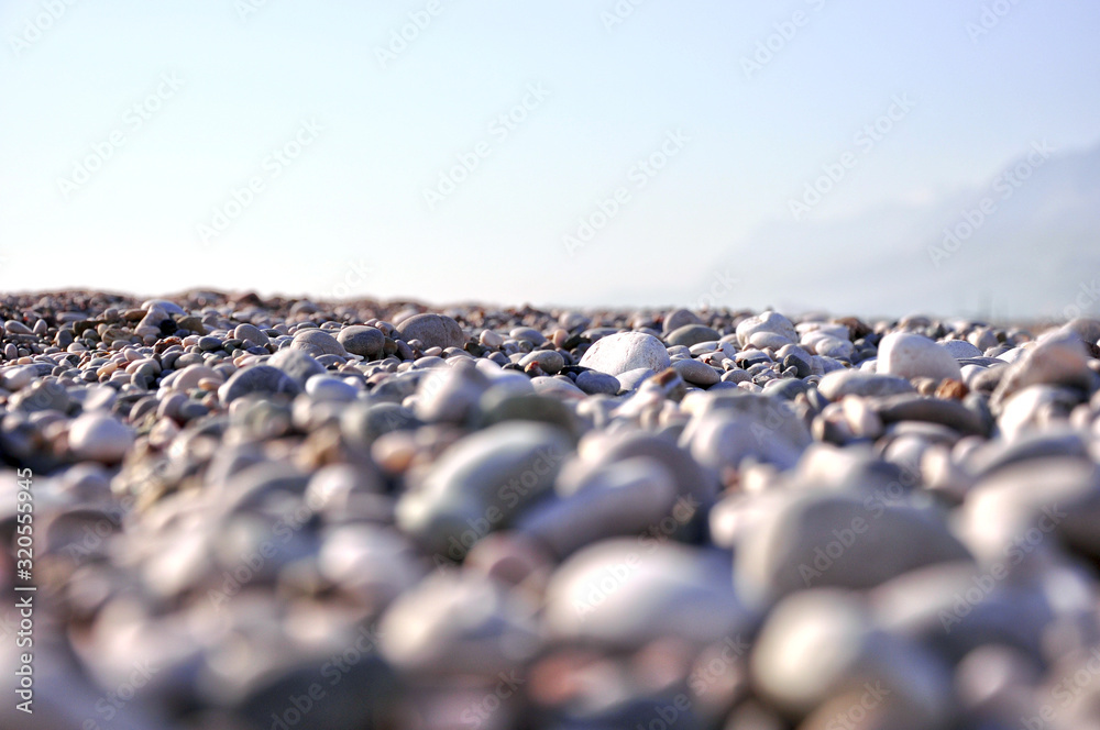 Obraz premium Colorful stones on the beach
