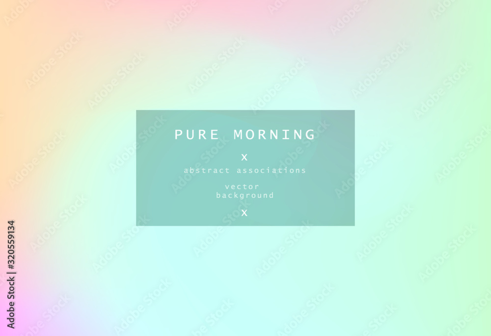 Abstract iridescent background with colorful pastel stains.