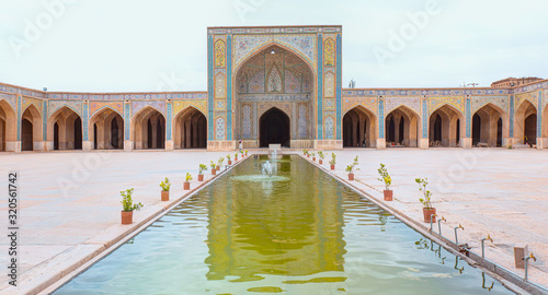 Vakil Mosque, a mosque in Shiraz, southern Iran. This mosque was built 1751