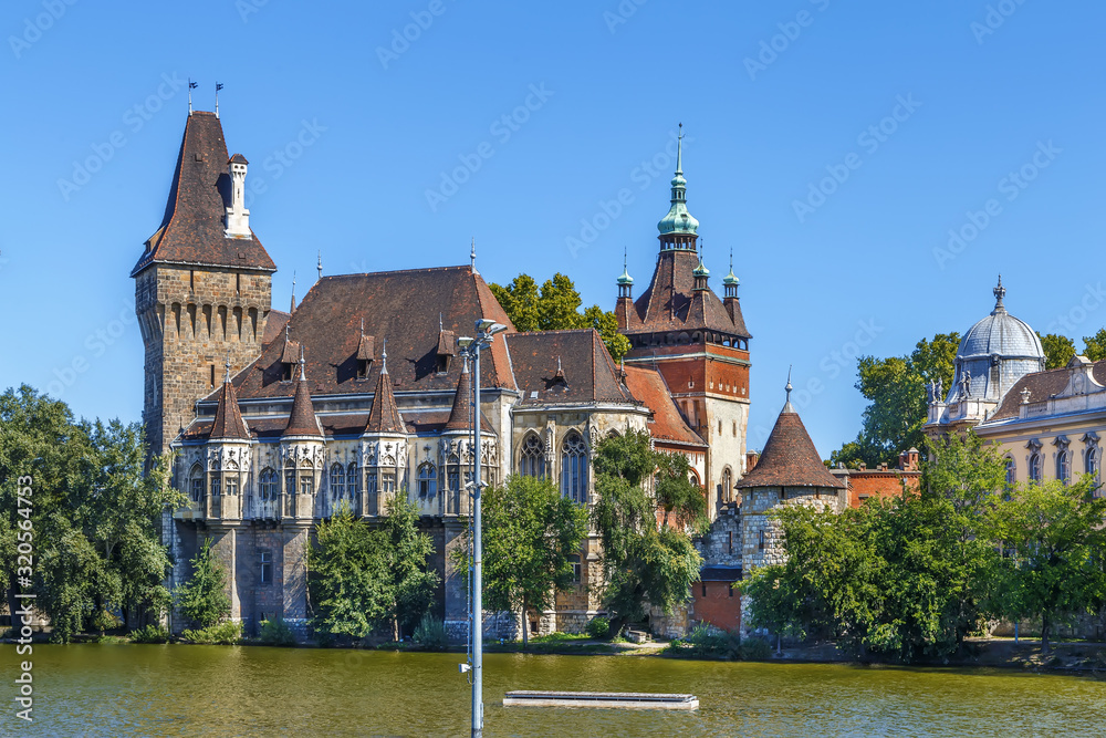 Naklejka premium Vajdahunyad Castle, Budapest, Hungary