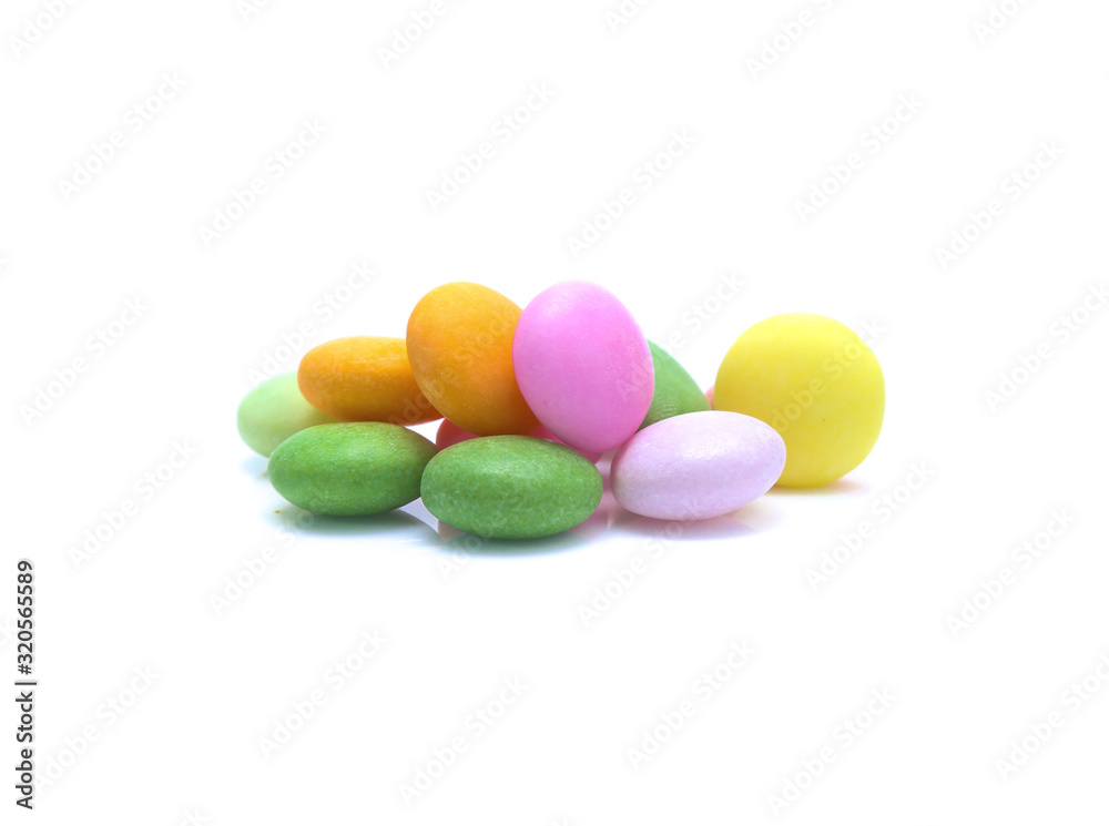 Colorful candy Isolated on white background Colorful candy Isolated on white background