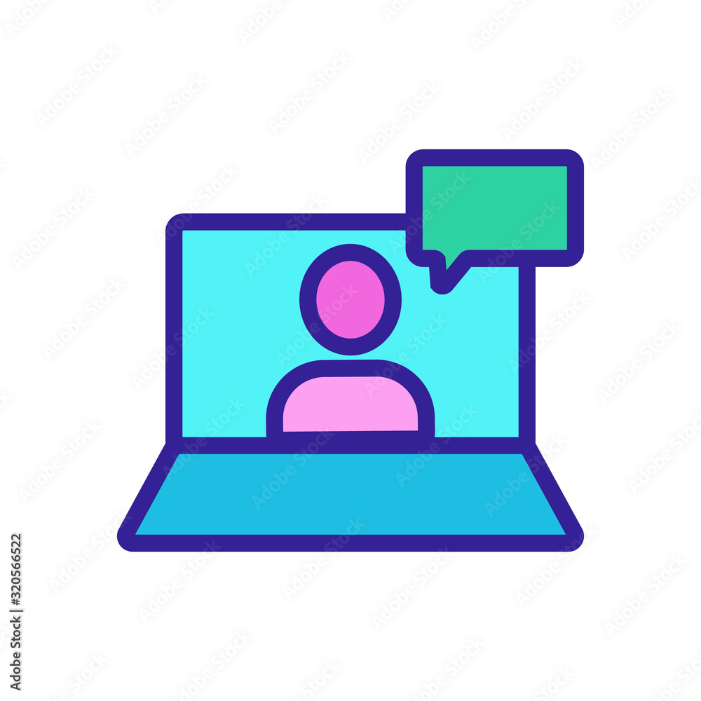 Business correspondence icon vector. A thin line sign. Isolated contour symbol illustration Business correspondence icon vector. A thin line sign. Isolated contour symbol illustration