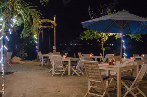 Gili Trawangan. Beach restaurant