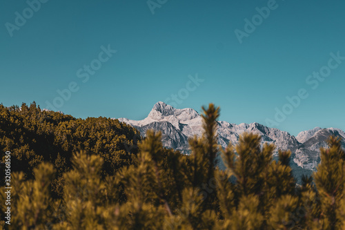 View on the hightest mountain in Slovenia photo