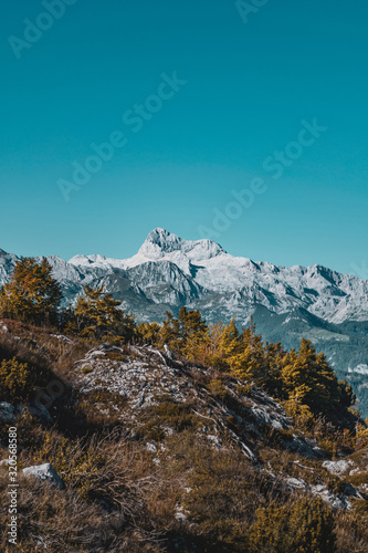 View on the hightest mountain in Slovenia