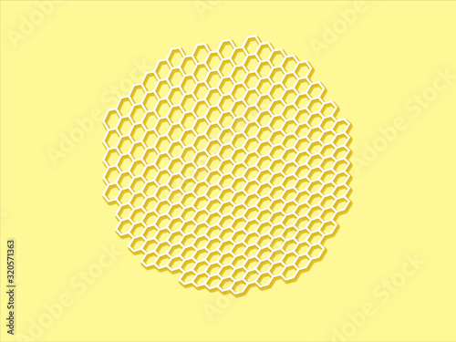 Abstract honeycomb illustration, vector file