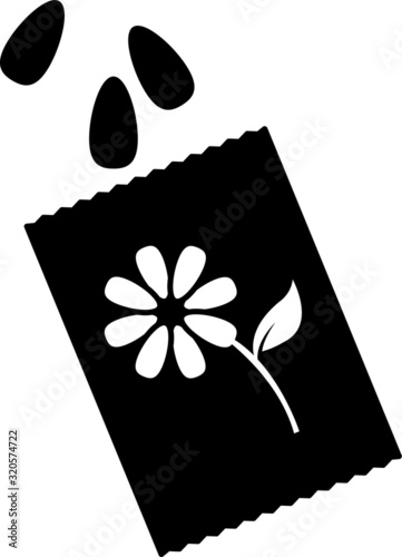 seed icon, vector illustration