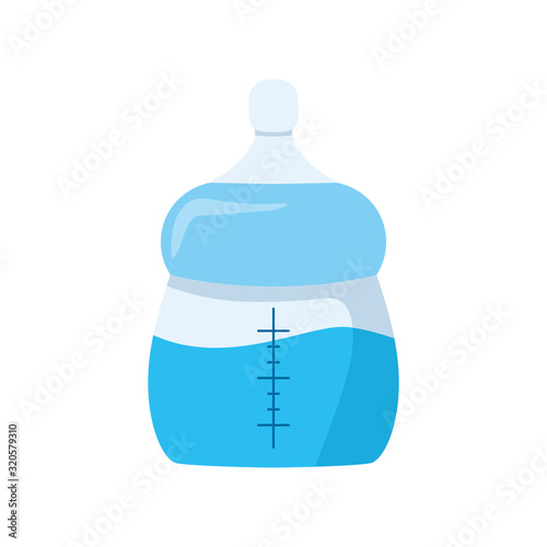 Wallpaper Mural Infant Formula Feeding for newborn, blue milk bottle icon Torontodigital.ca