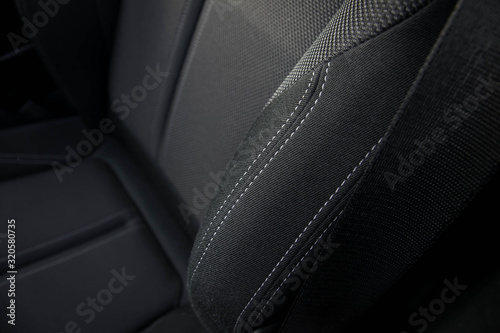 2017 BMW 1 Series front seat stitching photo