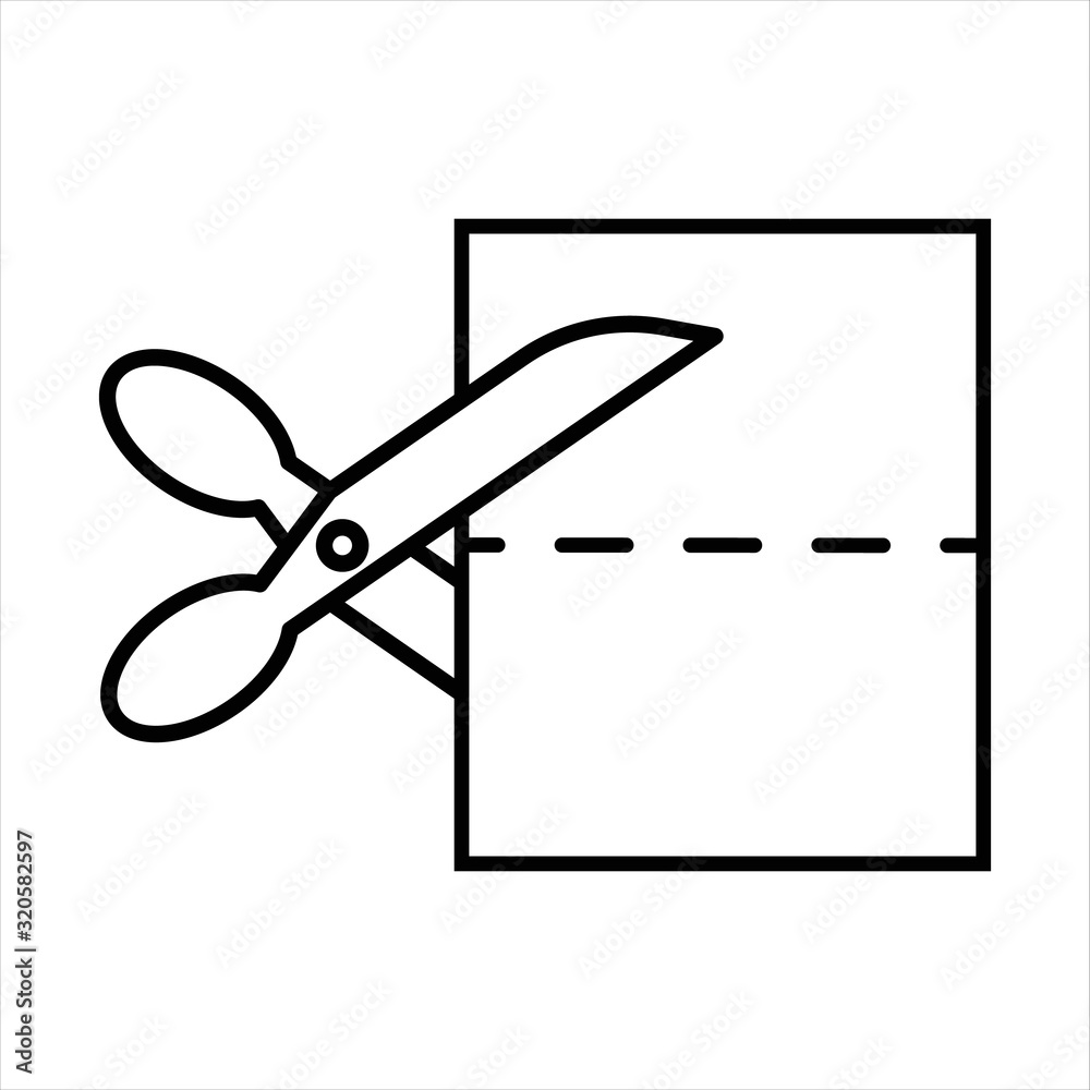 needlework tool line icon scissors needlework tool line icon scissors