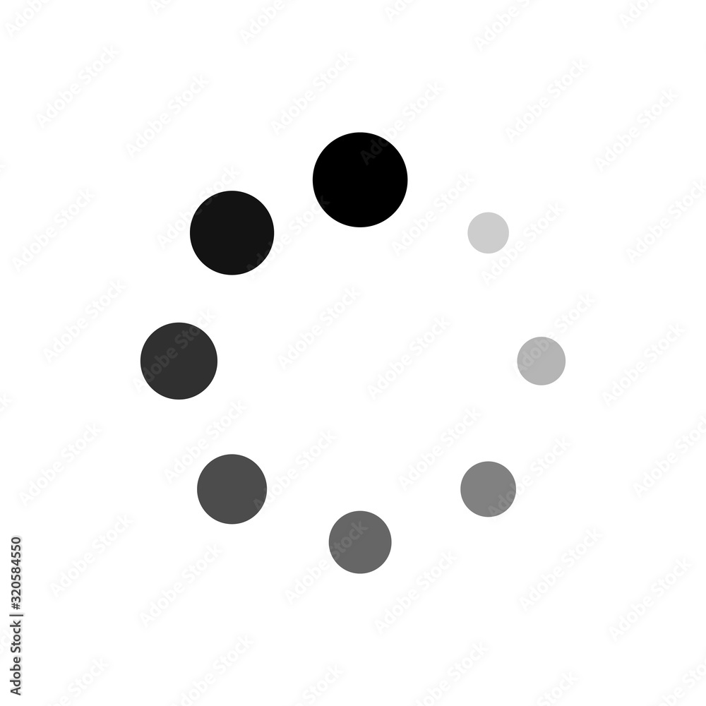 Loading outline icon isolated. Symbol, logo illustration for mobile concept and web design. Loading outline icon isolated. Symbol, logo illustration for mobile concept and web design.