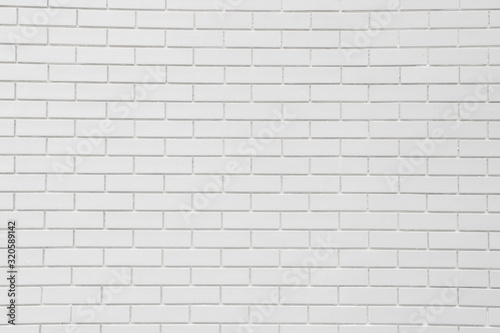 surface of the white brick wall for design and background