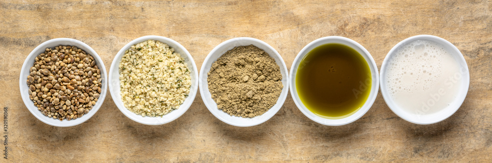 Φωτογραφία hemp seed superfood collection