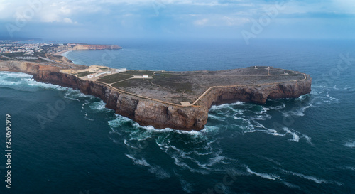 Sagres Fortress on cape in Portugal