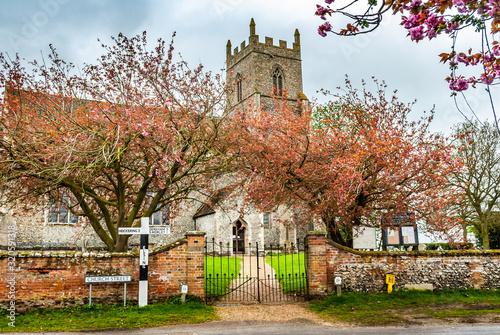 St Mary's Anglican parish church in Elsing, Norfolk photo