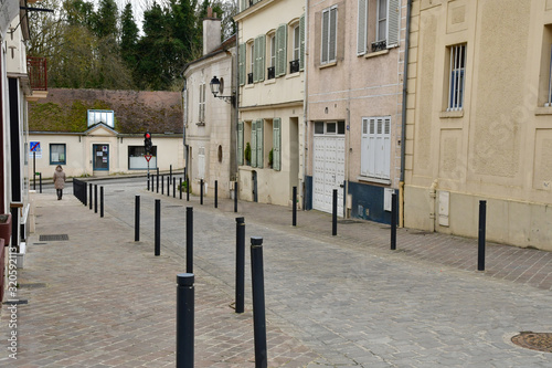 Marly le Roi; France - april 1 2018 : old village in spring photo