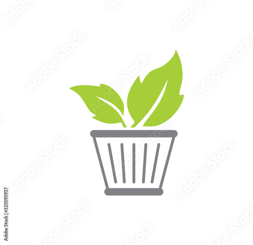 Eco friendly related icon on background for graphic and web design. Creative illustration concept symbol for web or mobile app