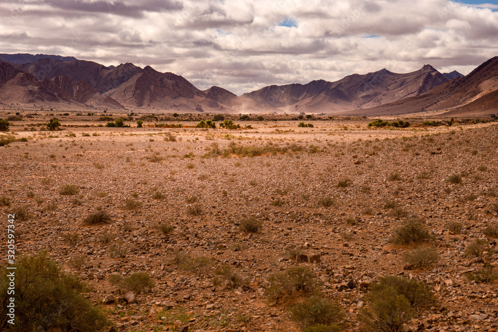 the desert in the south of the anti atlas