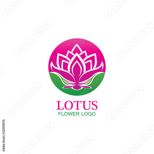 Vector lotus flowers design for spa  yoga class  hotel and resort