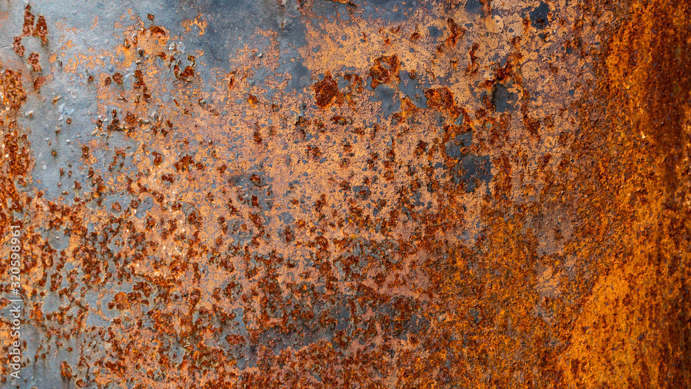 The metal surface is filled with rust that is reddish brown. .Gives a retro and vintage feel. The metal surface is filled with rust that is reddish brown. .Gives a retro and vintage feel.