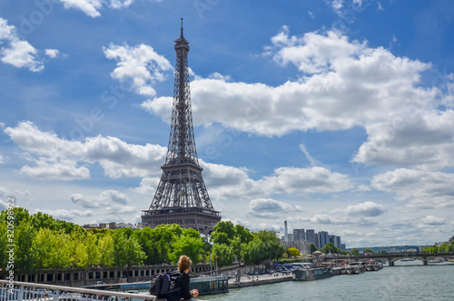 eiffel tower in paris, france