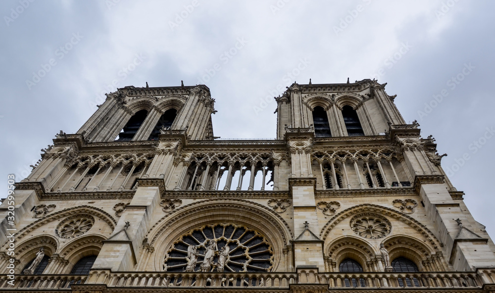 the notre dame cathedral paris before the fire