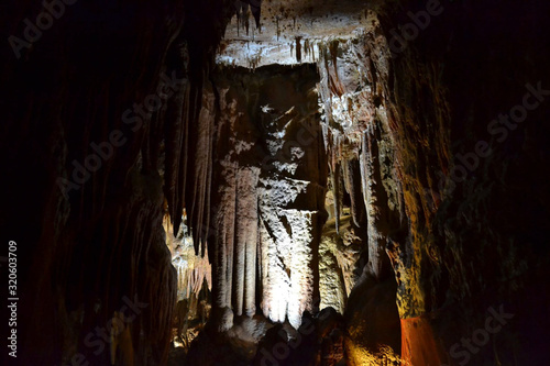 a stalactite cave in italy