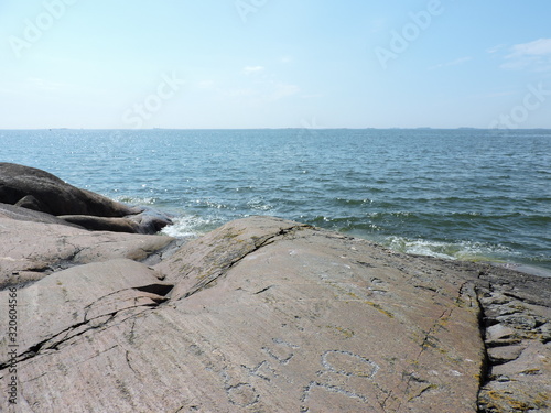 coast of the  Baltic sea in Finland