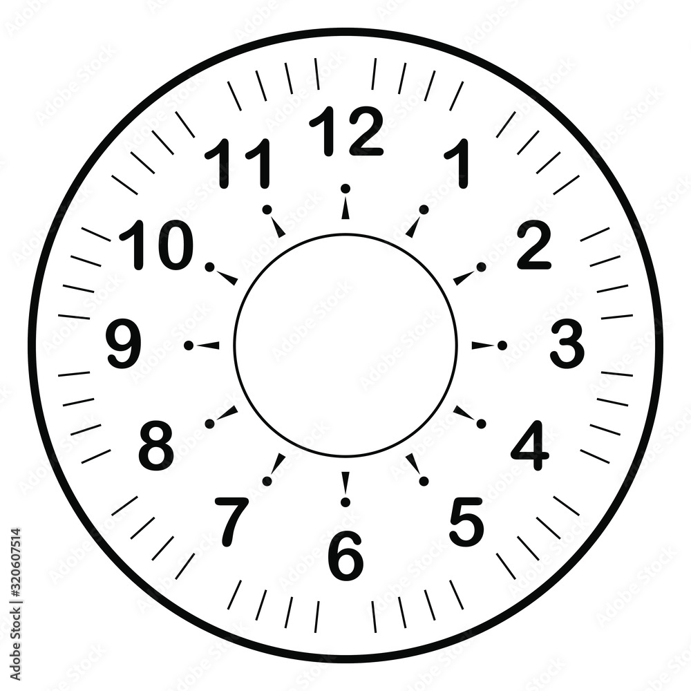 Clock face for house, alarm, table, kitchen, wall, wristwatches or special models for kids. Dial for pocket, stop watches, timer or grandfather clock. Logo for the repair shop. Clock face for house, alarm, table, kitchen, wall, wristwatches or special models for kids. Dial for pocket, stop watches, timer or grandfather clock. Logo for the repair shop.