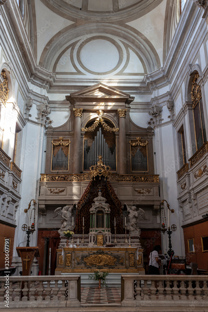 Interior of cathedral of Venecia