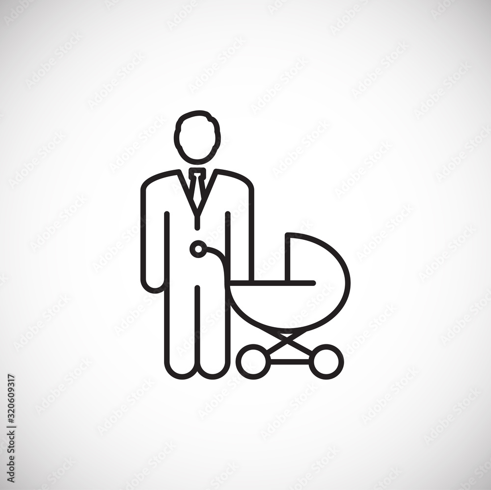 Family related icon on background for graphic and web design. Creative illustration concept symbol for web or mobile app Family related icon on background for graphic and web design. Creative illustration concept symbol for web or mobile app