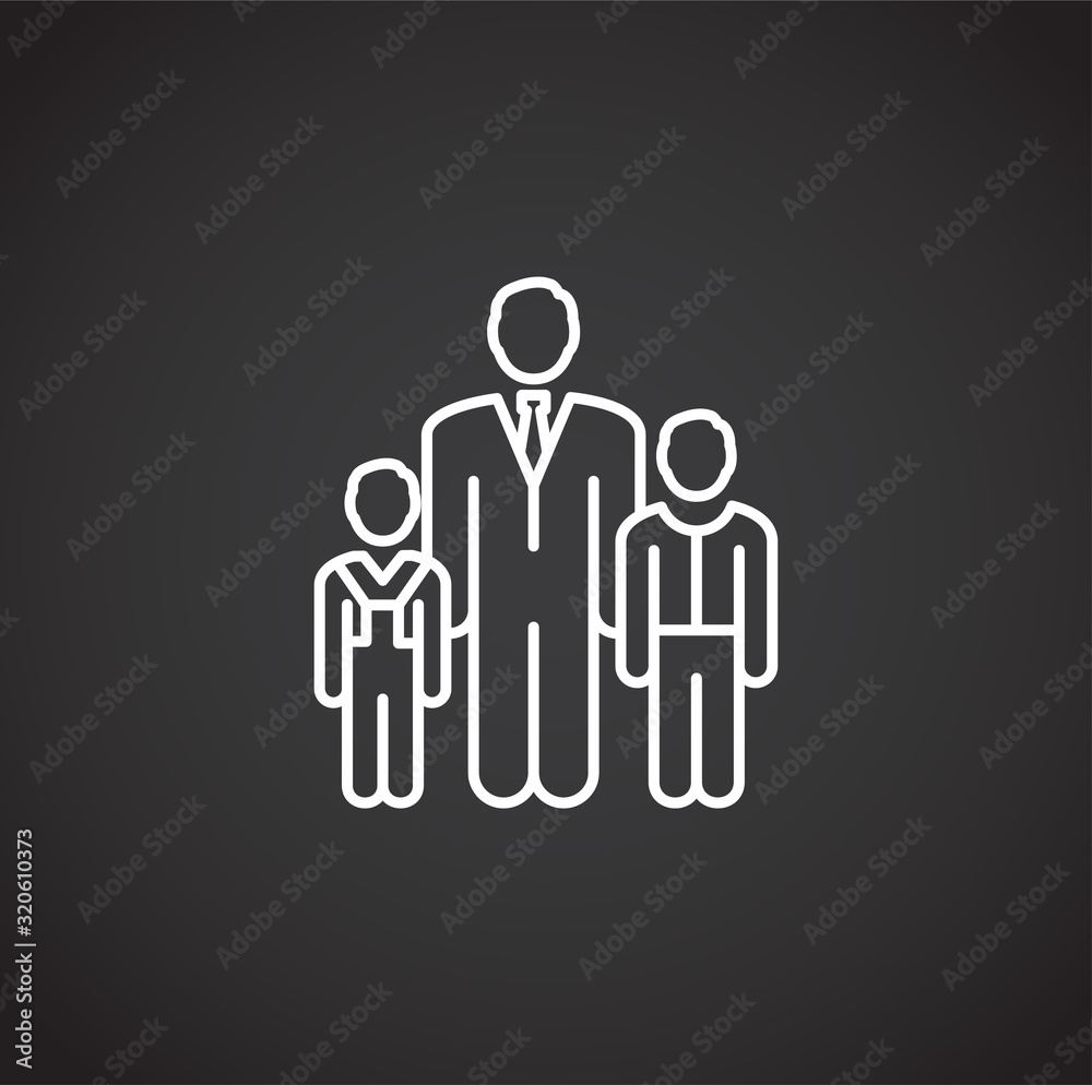 Family related icon on background for graphic and web design. Creative illustration concept symbol for web or mobile app Family related icon on background for graphic and web design. Creative illustration concept symbol for web or mobile app