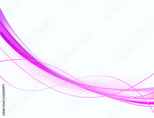 Abstract decor wave vector background illustration curve line art design 