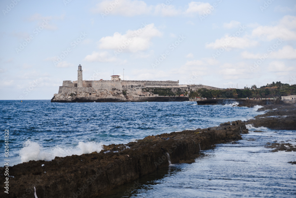 The castle in Havana, Cuba. 