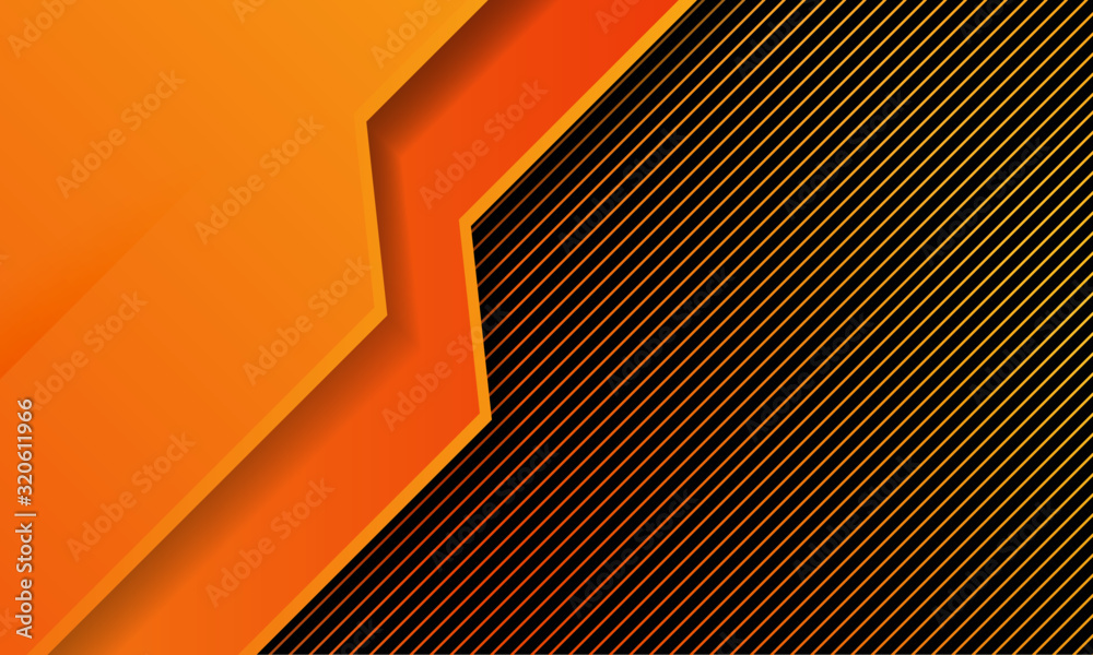 abstract orange with line background, modern futuristic wallpaper ...