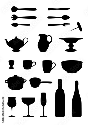 Shade of objects for the kitchen