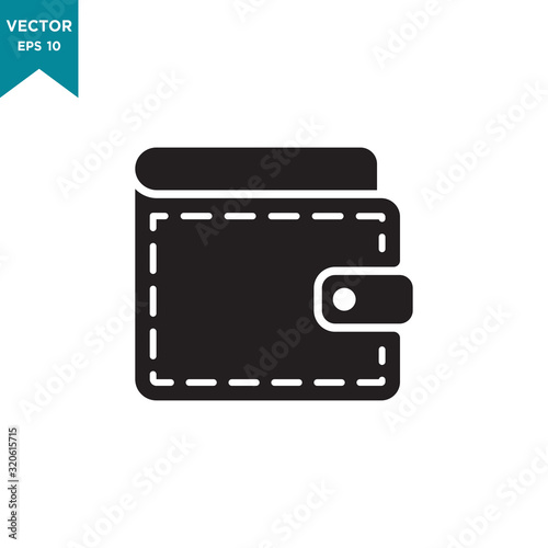 best wallet icon vector logo template 