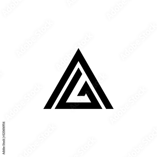ag letter vector logo abstract photo