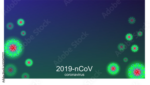 Coronavirus outbreak and coronaviruses influenza background. Coronavirus 2019-nCoV. Pandemic medical health risk, immunology, virology, epidemiology concept. 
