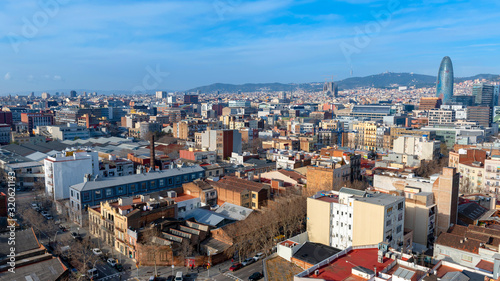 Photography Panorama of Barcelona