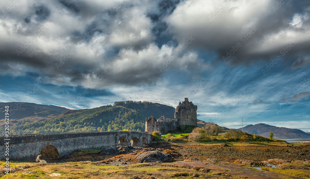 Eilan Donan castle in the Scottish highlands.