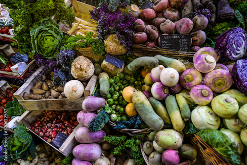 Winter vegetables at Borough Market