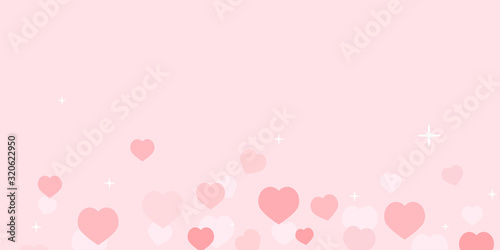 Valentines day background pattern © leberus