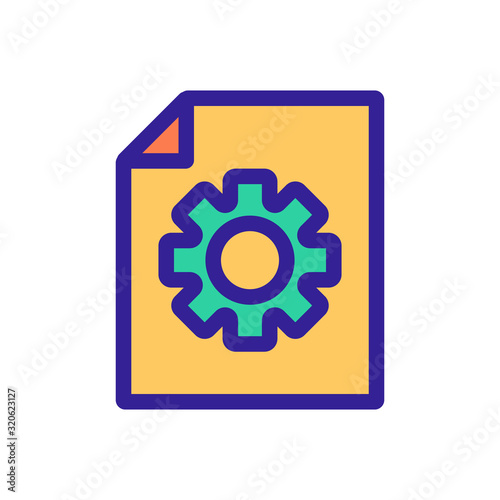 instruction to apply the vector icon. A thin line sign. Isolated contour symbol illustration